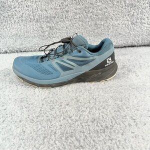 Salomon Sense Ride 2 Sneakers Women's Trail Running Ortholite Blue Shoes 9.5